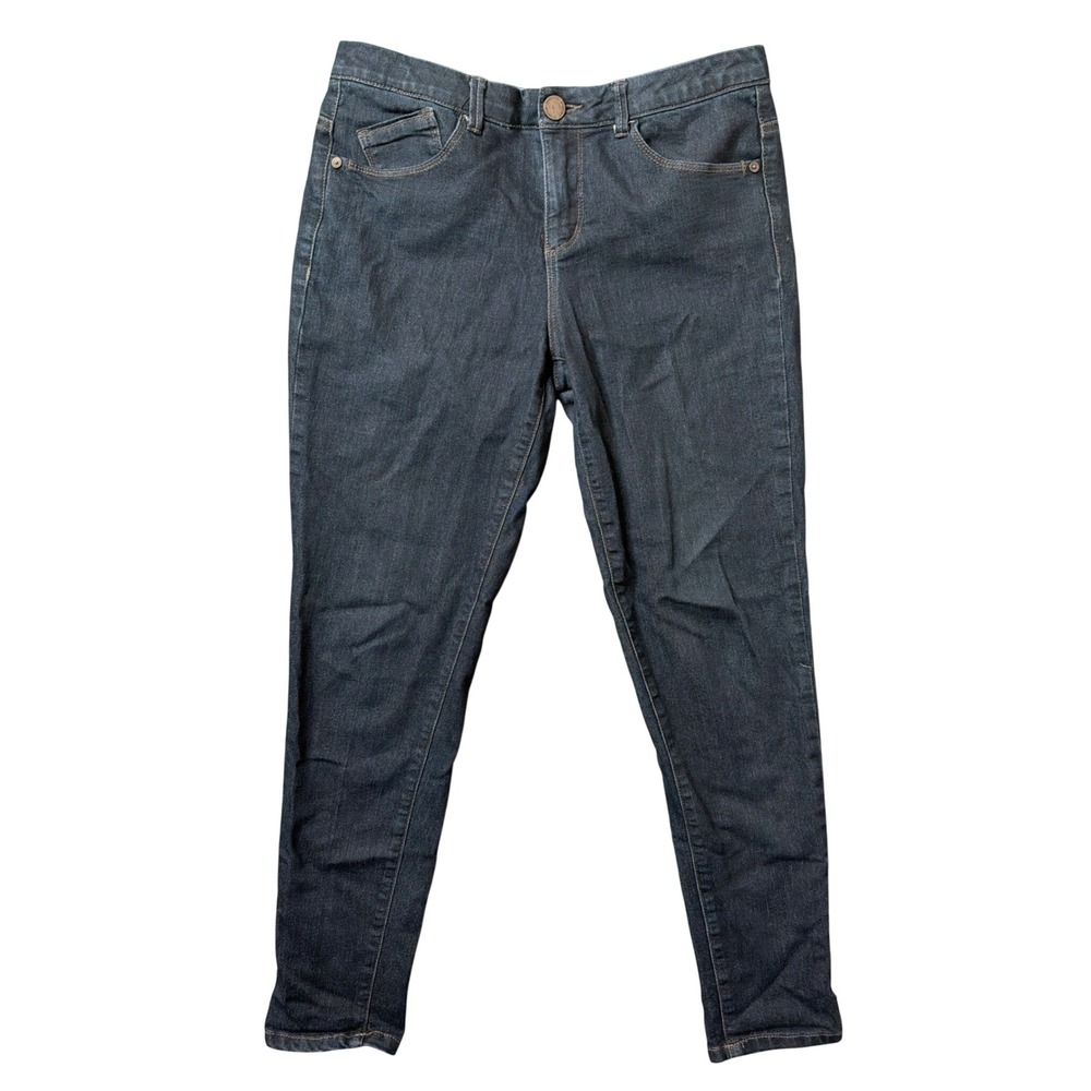 Democracy Jeans Womens 6 Ab technology Dark Blue Slim Fit BN1807BBQV